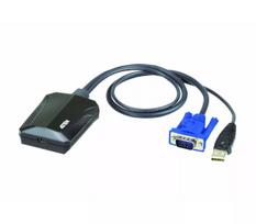 ATEN CV211 nešiojamojo kompiuterio USB KVM konsolės adapteris