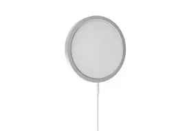 eSTUFF belaidis magnetinis kroviklis su USB-C laidu, 15 W, aliuminis, baltas