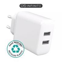 Vidinis įkroviklis eSTUFF ES637005-BULK išmaniesiems telefonams 2 USB 1 Type-C baltas