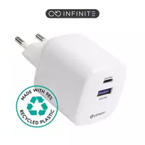 Mobiliojo įrenginio kroviklis eSTUFF ES637065-BULK Universal White AC Indoor USB Type-C