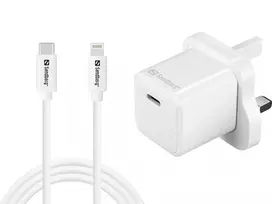 USB-C įkroviklis SANDBERG 441-64 20W JK kištukas – greitas USB Power Delivery įkrovimas
