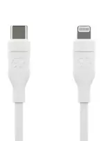 dbramante1928 re-charge laidas - 2,5 m USB-C į Lightning - balta