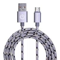 USB laidas Garbot C-05-10195 1 m USB A – Micro-USB B sidabrinis