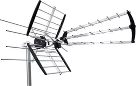 Išorinė televizijos antena Maximum COMBO212 juoda sidabrinė metalinė 2,5 kg