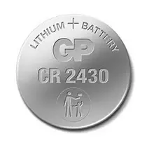GP Batteries CR2430 3V ličio monetinė baterija – 2 vnt., su apsauginiu sandarinimu