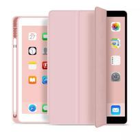 eSTUFF SEATTLE dėklas planšetei iPad 9.7 2018/2017 - rožinė PU oda