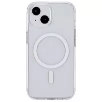 eSTUFF Berlin ES67140026-BULK galinis dangtelis Apple iPhone 15 Plus, magnetinis, suderinamas su MagSafe, polikarbonatas/TPU, permatomas