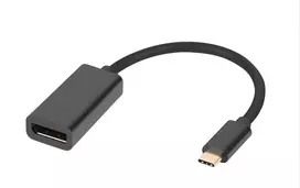MicroConnect MC-USBC-DPF1.2 vaizdo kabelio adapteris DisplayPort USB Type-C juodas