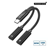 Microconnect MC-USBC-CFCF USB-C kištukas – USB-C PD ir USB-C garso lizdas, adapteris, 60 W Power Delivery, 0,13 m, sidabro spalvos