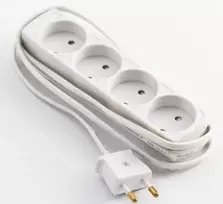 Microconnect GRUELU4H015 ilginimo laidas 1,5 m 4 lizdai Baltas