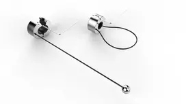 Vivolink PROADRING-S-WIRE plieninė apsauginė viela juoda, raktui šešiabriaunis, 20g