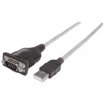 USB-A į RS232 (DB9) konverterio kabelis Manhattan 205153