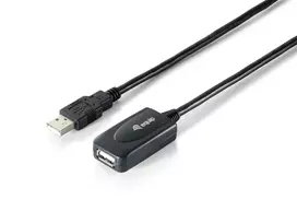 Equip USB 2.0 Type A aktyvus ilginimo kabelis vyriškas į moterišką, 5 m