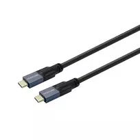 USB-C duomenų kabelis VivoLink PROUSBCMM9 — USB-C į USB-C, 10Gbps, pintas