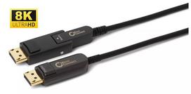 MicroConnect DP-MMG-5000MBV1.4OP aktyvus hibridinis Mini DisplayPort–DisplayPort 1.4 laidas 50 m, juodas