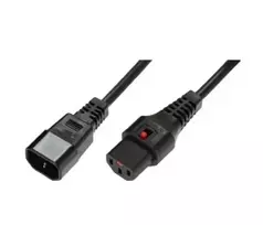 NEXT UPS Systems 88033 Stromkabel Schwarz 2 m C14-Koppler C13-Koppler (88033)