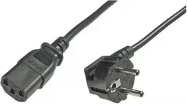 LOGON TC005NC maitinimo laidas C13 – CEE7/5, 0,5 m, atjungiamas
