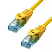 Ethernet kabelis ProXtend CAT6A RJ-45 U/UTP 15 m geltonas