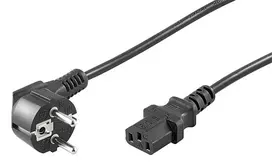 Microconnect PE0104100 maitinimo laidas, C13 jungtys, 10 m, juodas