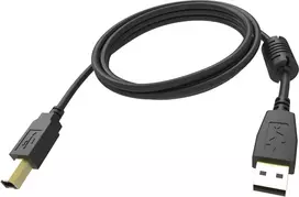 USB laidas Vision TC2 3MUSB/BL, 3 m, USB-A į USB-B, juodas