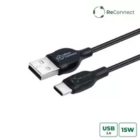 MicroConnect ECO-USB3.1CCHAR1B USB laidas USB 2.0 1 m USB A USB C juodas