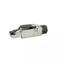 Tinklo kabelis LogiLink MP0040 RJ-45 1 m juodas metalinis