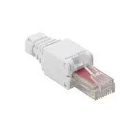LogiLink MP0025 RJ45 jungtis Cat.6 UTP kabeliui, be įrankių, balta