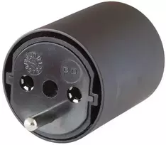 Maitinimo kištuko adapteris Brennenstuhl 1081592404 juodas
