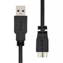ProXtend USB-A 3.2 Gen 1 į Micro B laidas, juodas, 1 m, 5Gbit/s