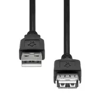 USB ilginimo laidas ProXtend USB2AAF-001 USB 2.0 A lizdas – A kištukas, 1 m, juodas