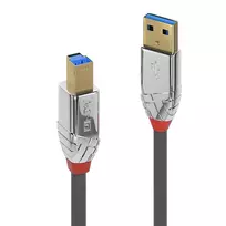 Lindy 5 m USB 3.0 A–B laidas, 5Gbps, Cromo Line