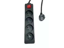 Prailgintuvas MicroConnect MC-PSOO040150FRB 4 lizdai su atskirais jungikliais