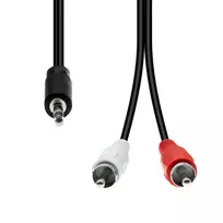Audio kabelis ProXtend M32XRCA-005 — 3 kontaktų į 2×RCA, 5 m