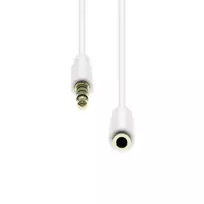 Prailginimo laidas 4 kontaktų plonas ProXtend M4EXS-015W 15 m baltas