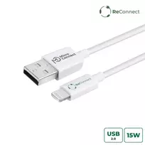 MicroConnect ECO-LIGHTNING0.5 Lightning laidas 0,5 m baltas USB A