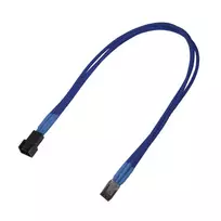 Nanoxia 900200017 ventiliatoriaus maitinimo prailginimo laidas, 3 kontaktų Molex, 0,3 m, mėlynas