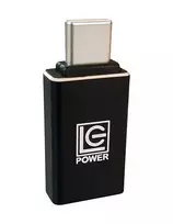 LC-Power USB adapteris USB Type A (moteriška) į USB-C (vyriška)