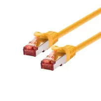LOGON TCF66F100Y tinklo laidas Cat6a F/UTP (FTP), RJ-45, 10 m, geltonas