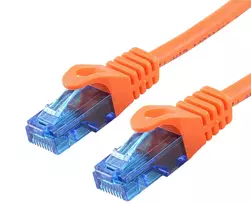 LOGON UTP Cat5e tinklo kabelis 3 m, RJ-45–RJ-45, oranžinis