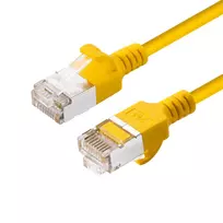 Tinklo jungiamasis laidas MicroConnect V-FTP6A0015Y-SLIM Cat6a U/FTP 0,15 m RJ-45 geltonas