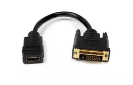 Garbot 31.20.9001 DVI į HDMI adapteris – 15 cm laidas, juodas