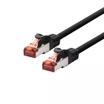 Tinklo kabelis LOGON TCF66F200BL Cat6a U/UTP (UTP) 20 m Juodas RJ-45–RJ-45
