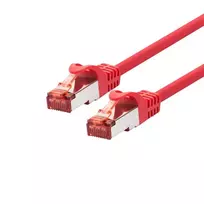 Tinklo kabelis LOGON TCF66F300R RJ-45 Cat6a 30 m Raudonas