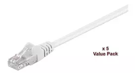 Microconnect V-UTP515WVP tinklo kabelis baltas 15 m Cat5e U/UTP (UTP)