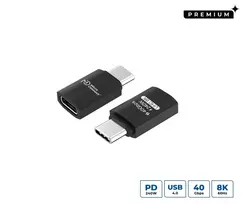MicroConnect USB4-CCF-240W USB-C laidas 2 m, juodas