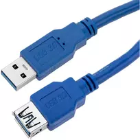 Techly USB 3.0 ilginimo laidas A kištukas / A lizdas 3 m mėlynas ICOC U3-AA-30-EX