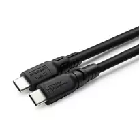 USB-C laidas MicroConnect ColorFlex 100W USB3.2CC03-LSZH, USB-C į USB-C, USB 3.2, 100W PD, LSZH apvalkalas