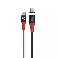 USB-C magnetinis maitinimo laidas MicroConnect MC-MAGNETIC-CUSBC-SC-240W — 240W Power Delivery, atsegama magnetinė jungtis