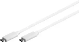 USB-C laidas MicroConnect USB3.1CC3W 3 m — USB Type-C į USB Type-C, USB 3.1, baltas