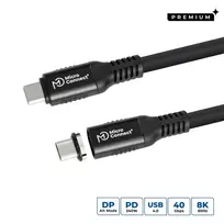 Microconnect MC-LS-USB4CC0.5 USB laidas 0,5 m USB-C juodas